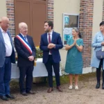 Inauguration de la plaque Pierre Samuel du Pont de Nemours à Chevannes (Loiret) – Route des Illustres